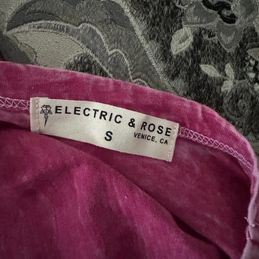 ELECTRIC & ROSE RICKI BURNOUT TANK‎ TOP - Picture 5 of 5